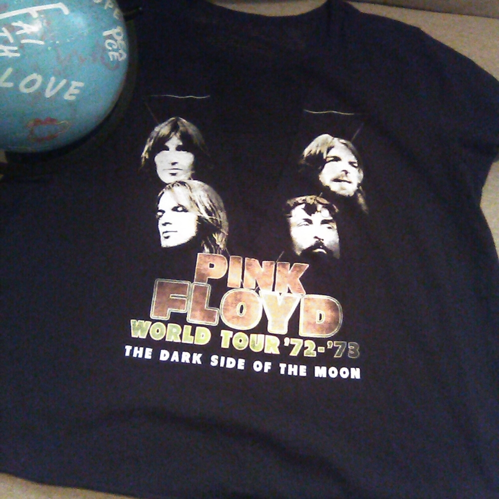 Pink Floyd graphic net t-shirt